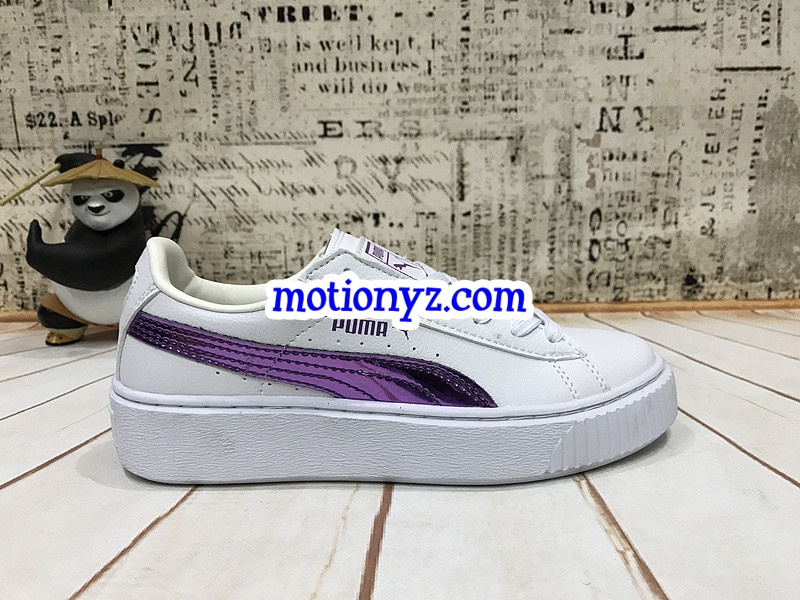 Puma Fenty Rihanna Creeper Low Leather White Purple